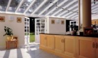 Contemporary glazed kitchen extension